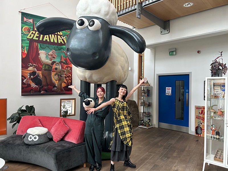 「羊文学、Eテレ『ひつじのショーン』最新シリーズのEDテーマ担当決定」1枚目/1