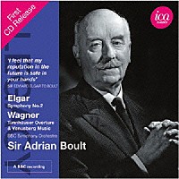 エイドリアン・ボールト「 エイドリアン・ボールト名演集　エルガー：交響曲第２番　変ホ長調　Ｏｐ．６３　他」