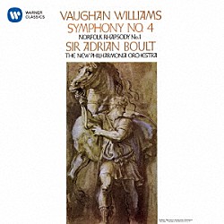 エイドリアン・ボールト ニュー・フィルハーモニア管弦楽団「ヴォーン・ウィリアムズ：交響曲　第４番　ノーフォーク狂詩曲　第１番」