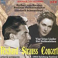 カラヤン　ベルリンフィル　エリザベート・シュワルツコップ「 Ｒ．シュトラウス：四つの最後の歌　交響詩「英雄の生涯」」