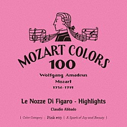 クラウディオ・アバド シェリル・ステューダー シルヴィア・マクネアー アンドレア・ロスト チェチーリア・バルトリ アンナ・カテリーナ・アントナッチ カルロ・アッレマーノ ペーター・イェロジッツ「モーツァルト：歌劇≪フィガロの結婚≫ハイライツ」