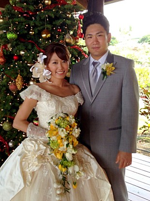 「元ハロプロの里田まい 田中将大選手とハワイ挙式」