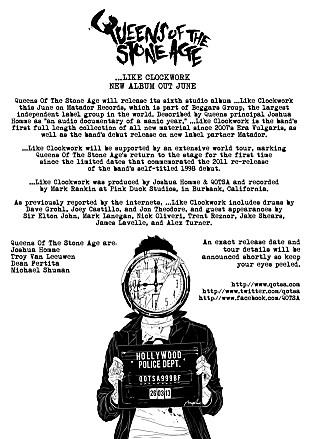 「クイーンズ・オブ・ザ・ストーン・エイジの新作に超豪華ゲストが参加」