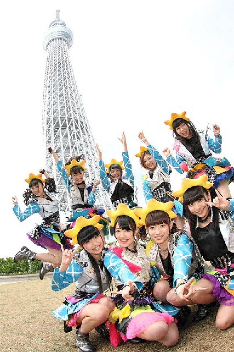 Cheeky Parade スカイツリーでももクロたちに「かかってこい！」