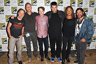 「メタリカが3D映画記者会見でシークレットライブを敢行」