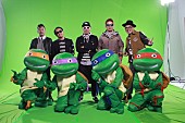 ＲＩＰ　ＳＬＹＭＥ「タートルズ参上！RIP SLYMEが映画『ミュータント・タートルズ』主題歌MVのメイキングを公開」1枚目/1