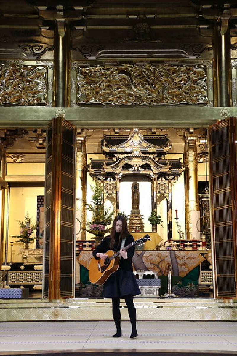 片平里菜 新潟・三条別院本堂 三条別院で生声フリーライブ敢行