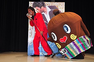 「ジェームス・ブラウン伝記映画試写会に“ブラウンすぎる”松崎しげるとねば～る君が登場」