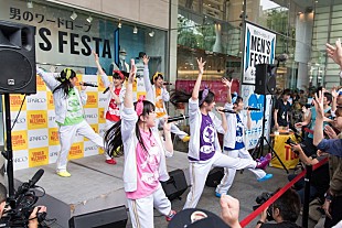 「チームしゃちほこ、自転車に乗って名古屋を横断＆パルコ前でゲリラライブも実施「サカエスプリングのつなぎで」」