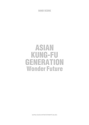 「アジカン『Wonder Future』バンド・スコア化が決定」