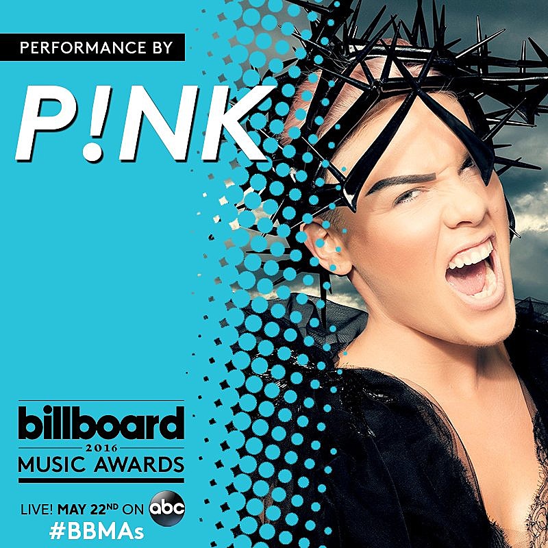 P!NK 映画『アリス・イン・ ワンダーランド/時間の旅』提供の新曲を【2016 Billboard Music Awards】でTV初披露