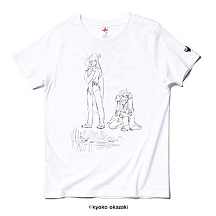 「岡崎京子 漫画『リバーズ・エッジ』など代表作のTシャツ登場」
