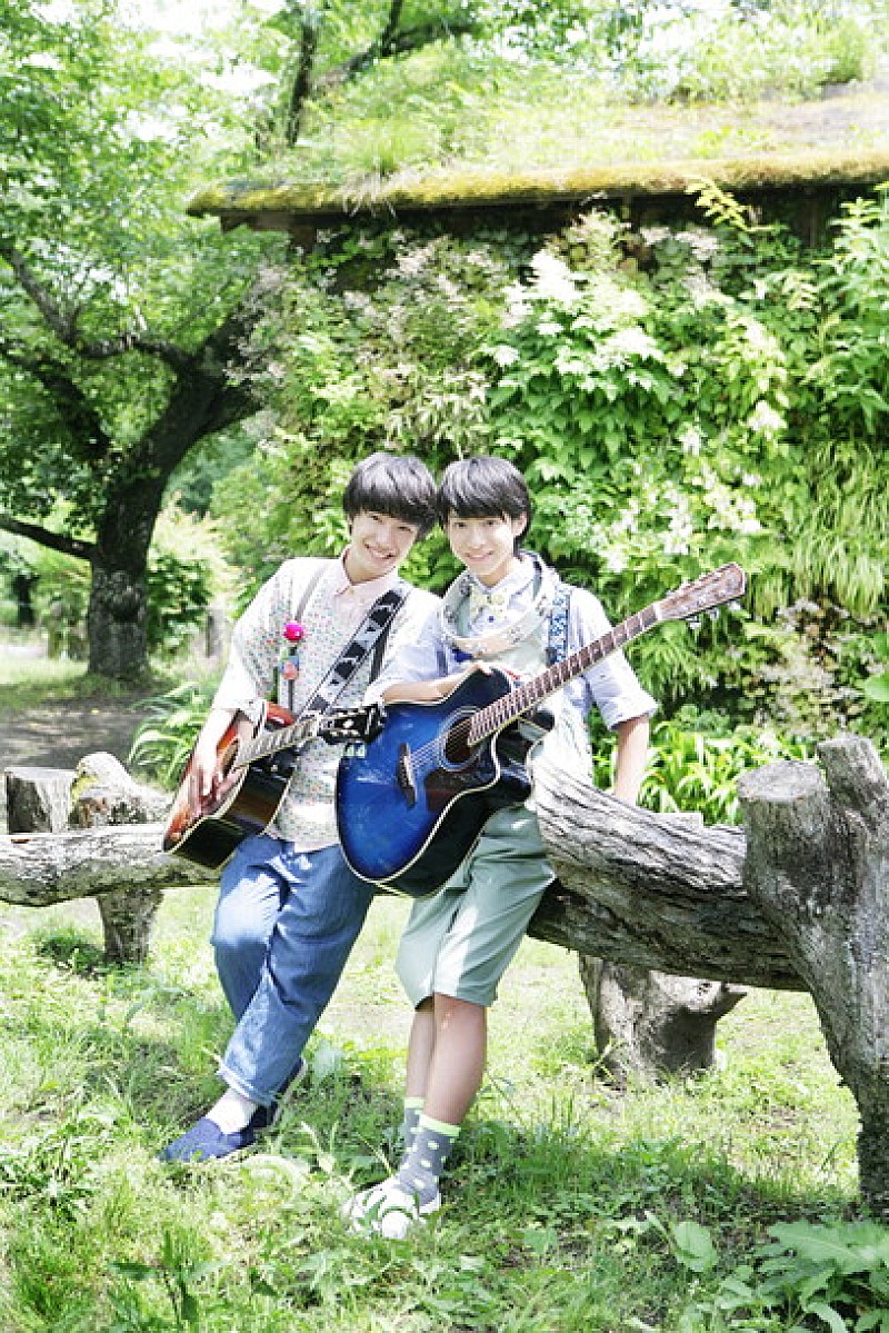 さくらしめじ「男子中学生フォークデュオ・さくらしめじ『おはスタ』で生演奏決定」1枚目/1