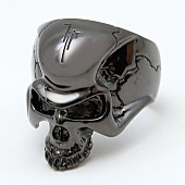「髑髏リング（BLK；ミドル）」3枚目/4