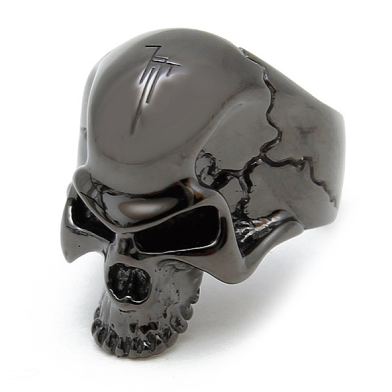 「髑髏リング（BLK；スモール）」2枚目/4