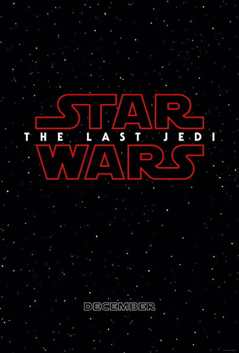 ウォルト・ディズニー・ジャパン「『スター・ウォーズ』エピソード8の原題『STAR WARS: THE LAST JEDI』に決定」1枚目/1