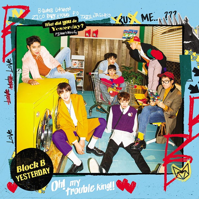 Block B 新SG『YESTERDAY』ジャケット公開！ リリイベ＆店頭特典も発表