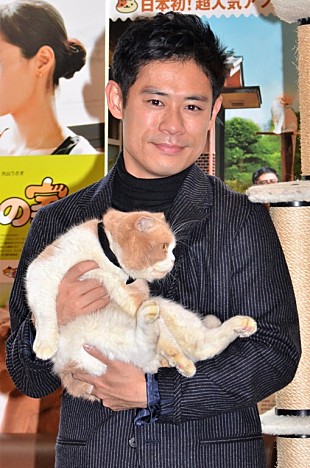 「『ねこあつめの家』の伊藤淳史「実は犬を飼っています」　猫のシナモン＆ドロップが宣伝アンバサダ－に就任」