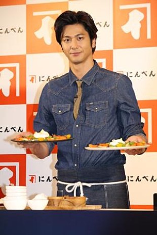 「速水もこみち、料理生披露で緊張！？　「今日はちょっと失敗できない」」