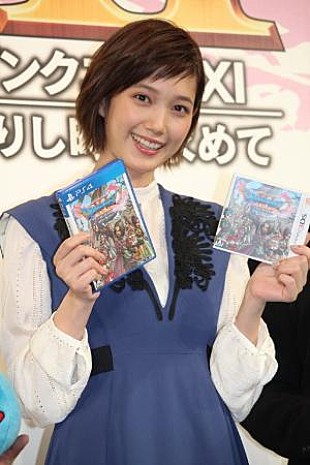 「本田翼、ドラクエ新作に興味津々　菅田将暉との恋愛質問には無言」