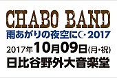 仲井戸“ＣＨＡＢＯ”麗市「仲井戸“CHABO”麗市、バースディライブを野音で開催 LiveFansチケット先着先行受付決定」1枚目/1