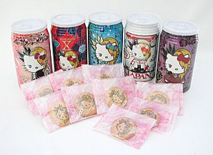 「YOSHIKI（X JAPAN）×ハローキティ『yoshikittyプリント缶クッキー』発売」