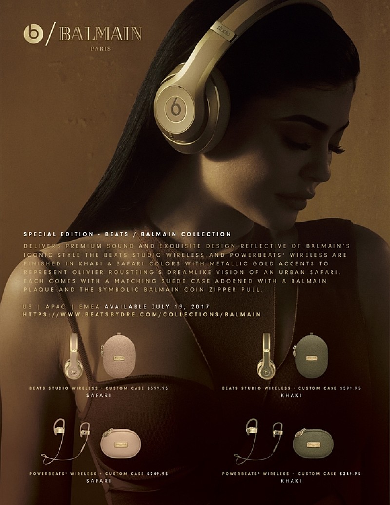Beats by Dr. DreがBalmain（バルマン）とのコラボ・ヘッドフォンを発売