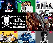 「スピッツ主催【ロックロックこんにちは！】ストレイテナー＆平井堅の出演決定」1枚目/1