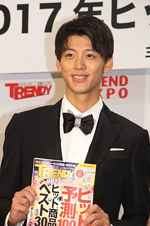 「竹内涼真「一つ一つの作品に恵まれた」　快進撃で“今年のヒット人”に選出」