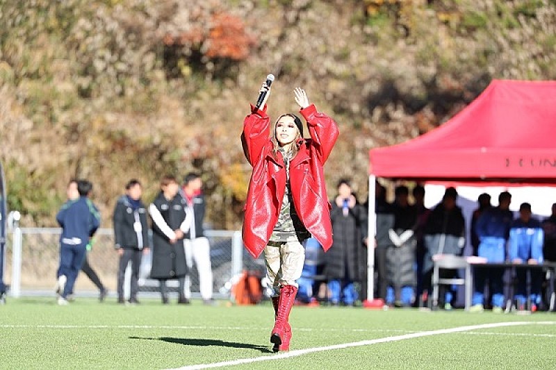 加藤ミリヤ、“いわきFC”オフィシャル応援ソング「WALK TO THE DREAM」を初披露