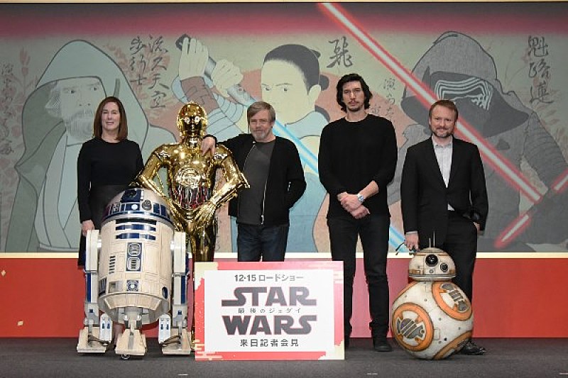 『スター・ウォーズ／最後のジェダイ』来日記者会見、昨年12月急逝のキャリーは「唯一無二でかけがえのない存在」