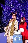 「川栄李奈サンタ＆ピコ太郎トナカイ登場！ “プーチン、トランプ、安倍首相でPPAPやりたい”」1枚目/3