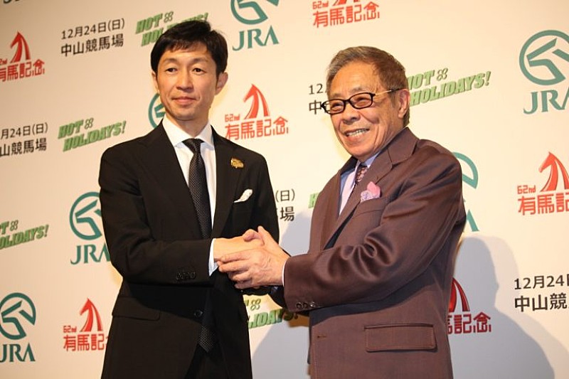 「北島三郎、キタサンブラックは「大事な息子」　武豊騎手も、有馬記念は「歴史に残るような結果に」」1枚目/1