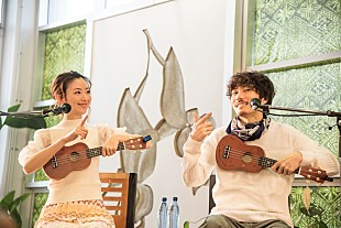 「moumoon “みんなの笑顔いっぱい”のFCバスツアー！ 浴衣でカラオケや、ファンのウクレレ演奏とYUKAの「Sunshine Girl」セッションも」