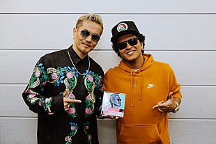 「EXILE ATSUSHI、ブルーノ・マーズと再会　」