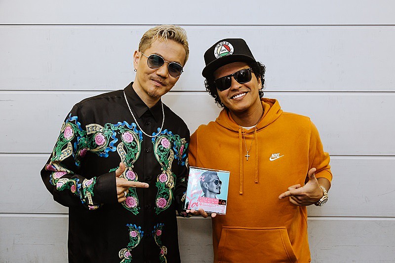 EXILE ATSUSHI、ブルーノ・マーズと再会