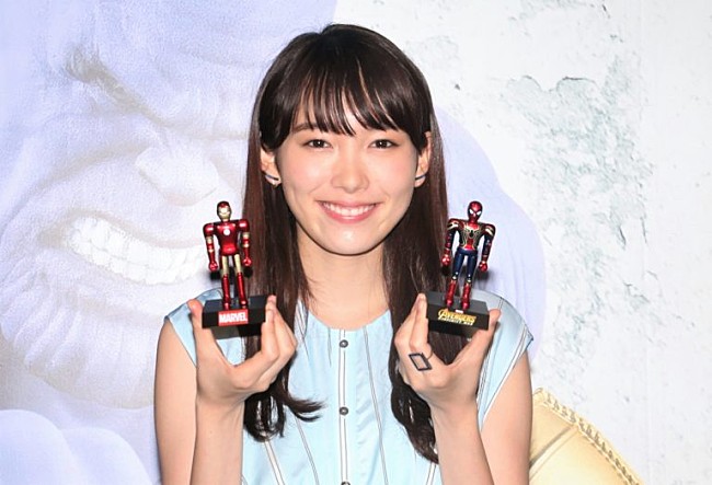 「飯豊まりえ「ホ－クアイさんがカッコいい」 「アメコミ」「洋画」のフィギュアの祭典に登場」1枚目/1