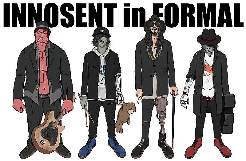 ＩＮＮＯＳＥＮＴ　ｉｎ　ＦＯＲＭＡＬ「INNOSENT in FORMAL、リリースパーティの対バンにSUSHIBOYS、Lucky Kilimanjaro、ヘンショクリュウが決定」1枚目/4