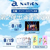 ＤＡ　ＰＵＭＰ「DA PUMP/CRAZYBOY/Sonar Pocket出演決定【a-nation 2018】大阪公演、第2弾出演アーティスト発表」1枚目/2