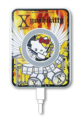 「YOSHIKI×ハローキティ「yoshikitty」可愛いワイヤレス充電器が登場」
