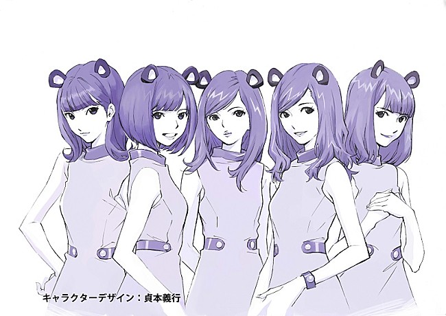 乃木坂46「乃木坂46演じるマウスバンドがアニメ化　キャラクターデザインは『エヴァ』貞本義行が担当」1枚目/8