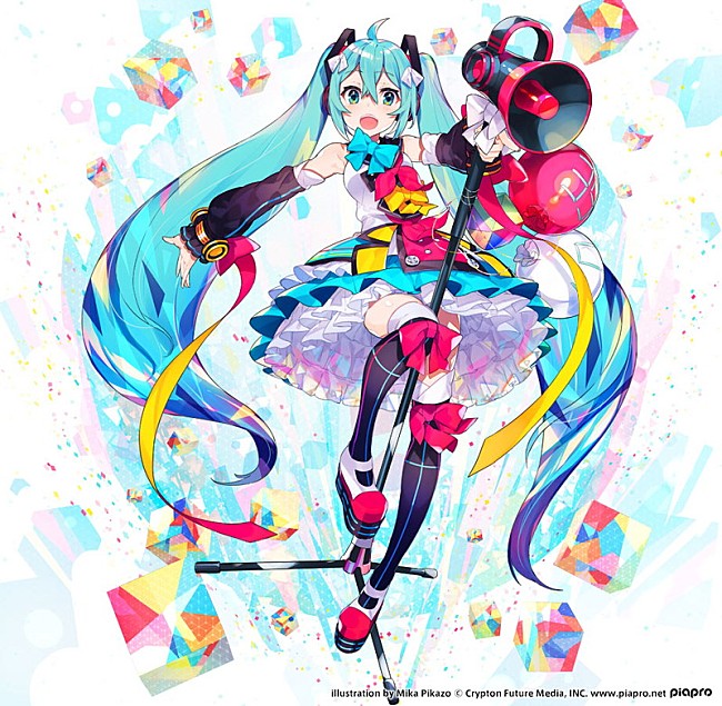 初音ミク「illustration by Mika Pikazo （C） Crypton Future Media, INC. www.piapro.net」2枚目/4