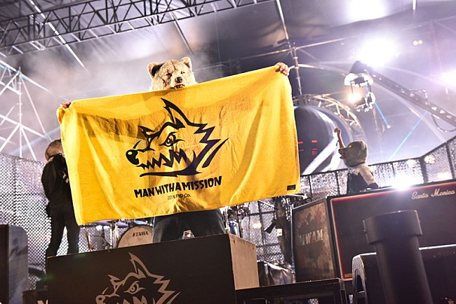 MAN WITH A MISSION「【まとめレポ】ヤバT、フォーリミ、10-FEET、レキシ、オーラル、マンウィズら出演【SWEET LOVE SHOWER 2018】初日」1枚目/42