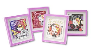 「YOSHIKI×ハローキティ「yoshikitty」名言額縁型バッジ発売」