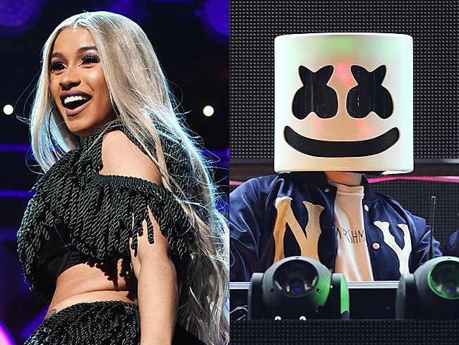 「マシュメロ、カーディ・Bと“年内に”コラボしたいと投稿」1枚目/1