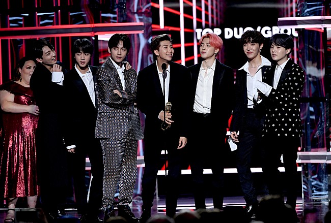 ＢＴＳ（防弾少年団）「【2019 #BBMAs】BTS (防弾少年団)が＜トップ・デュオ/グループ賞（Top Duo/Group）＞を受賞」1枚目/1