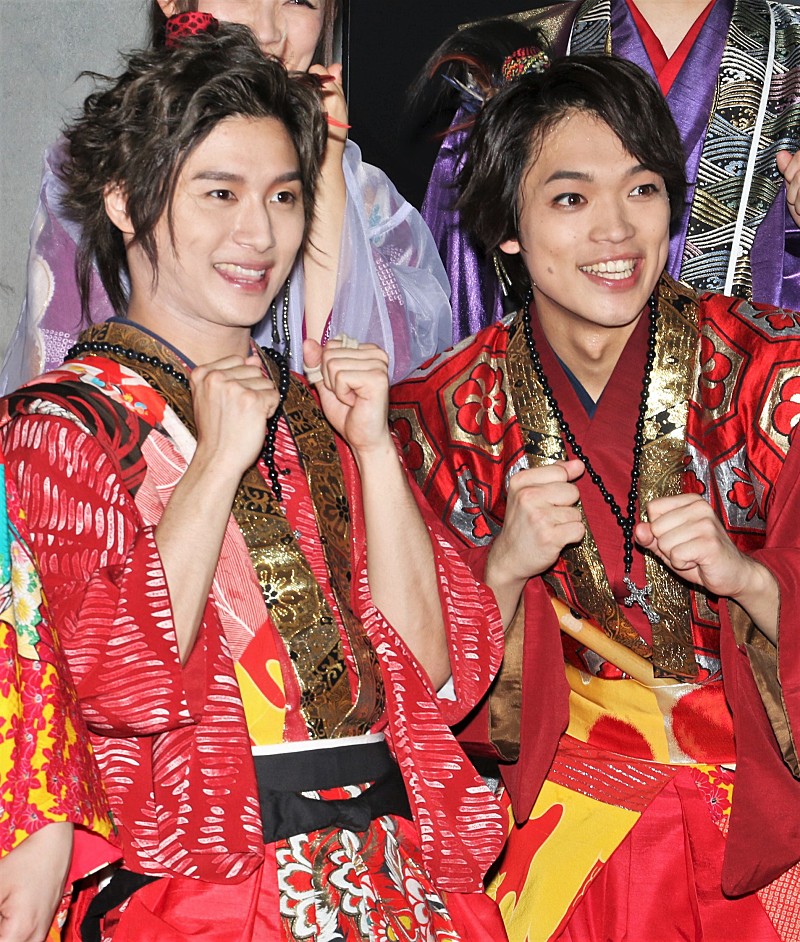 「宇宙Ｓｉｘ山本亮太「令和に残る作品にしたい」　原嘉孝「目黒蓮を５回以上泣かせたい」」1枚目/1