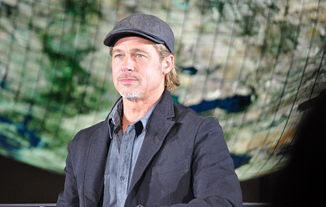 「ブラッド・ピット「人間の葛藤にスポットを当てられることが映画の魅力」　「コイの話なら１時間でもできる」」1枚目/1