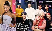 アリアナ・グランデ「アリアナ・グランデ＆BTS、【グラミー賞】リハーサルで撮影された写真が公開」1枚目/1