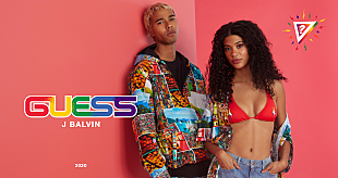 「J. バルヴィン、GUESSとのカプセル・コレクション第2弾を発売」
